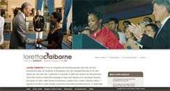 Desktop Screenshot of lorettaclaiborne.com